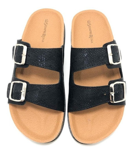 Sandalias Ojotas Moda Livianas Cómodas 2 Hebillas Sr 2053