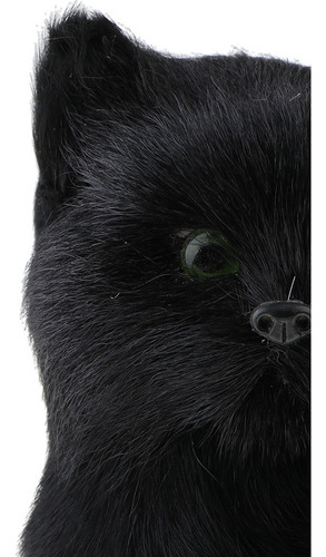 Brinquedo De Pelúcia Modelo Animal Gato Preto