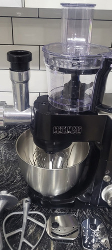 Batidora All In One Picadora Procesadora Licuadora Alhias Aeb-106 N Negro 50 Hz X 60 Hz