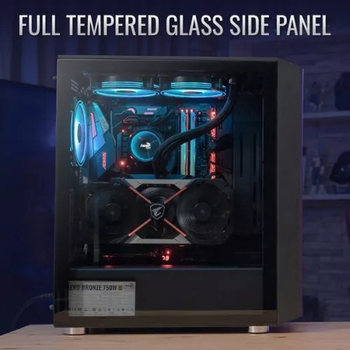 Gabinete Gamer Aerocool Interstellar Mid-tower Rgb Negro