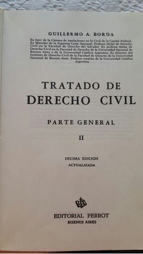 Tratado Derecho Civil Tomos I Y Il