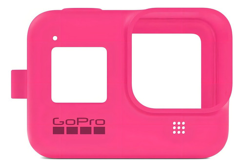 Capa Silicone Gopro Hero 8 + Cordão - Sleeve + Lanyard Gopro Cor Rosa