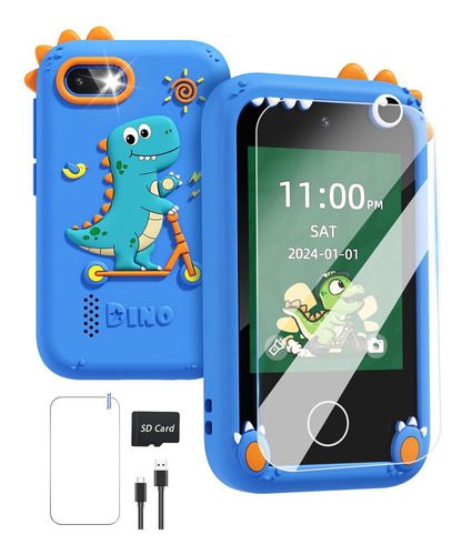 Teléfono Inteligente Para Niños Gothwick Azul 2.8 Táctil