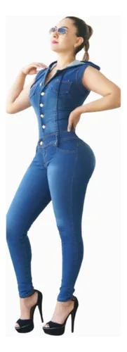 Enterizo de mezclilla para mujer sale