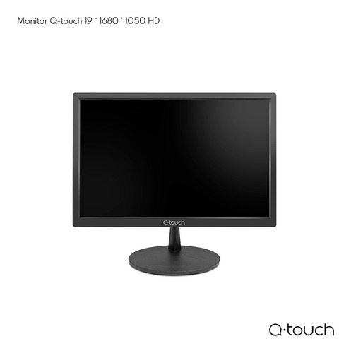 Monitor Led Qtouch Qt-1900 19'' Hd Hdmi Vga Color Negro 100v