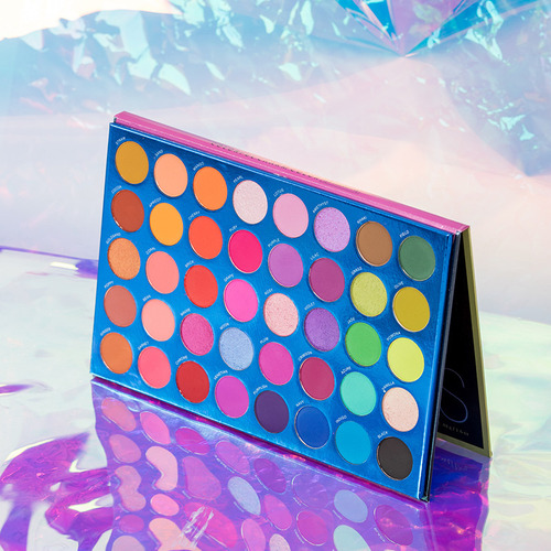 Kit De Sombras De Ojos Azules Shadow Palettes Makeup De 40 C