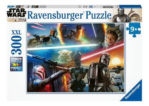 Ravensburger Star Wars El Fuego Cruzado Mandaloriano, 300 Pi