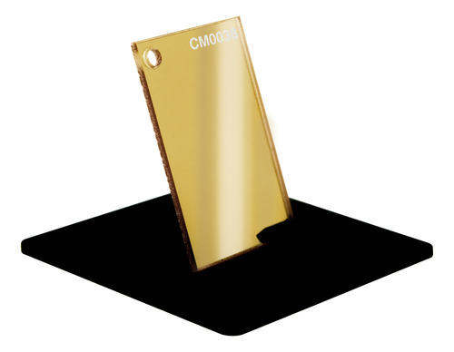 Lamina De Acrílico Espejo Dorado 60x80 3mm Color Make Cm0136