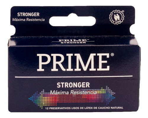 Imagen 1 de 2 de Preservativos Prime Stronger X12u Máxima Resistencia