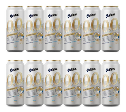 Cerveza Sin Alcohol Quilmes Lata 473ml X12 Pack Fullescabio