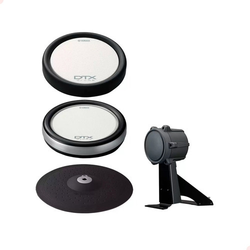 Bateria Eletrônica Dtp63-x + Dmr6 Yamaha Cor Preto