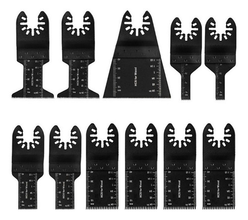 Hojas De Sierra Oscilante Universales De Madera De 11 Piezas
