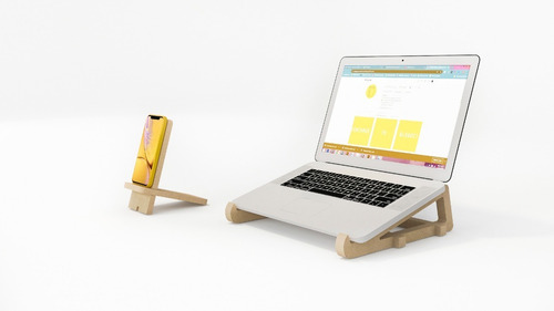 Soporte Para Notebook Y Soporte De Móvil