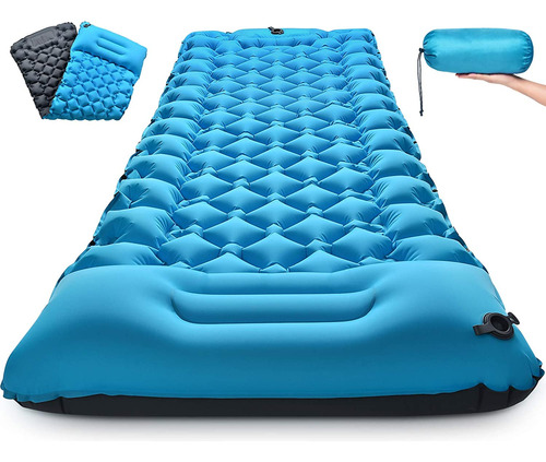 Colchón Inflable Para Acampar, Colchoneta De Cama, Cojín Ple