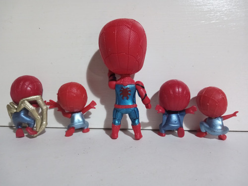 Muñecos Spider Man Lote Por 5 (Usado)
