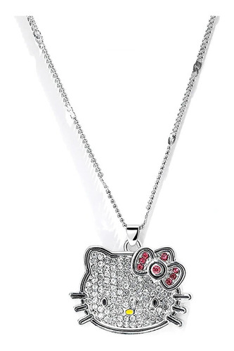 Collar Hello Kitty Cristales Kawai