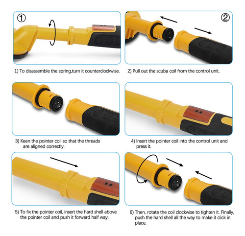 Detector Submarino 2 En 1 Portátil Underwater Pulse Dive Me,