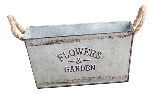 Plantas De Hierro Cubo De Flores Maceta Maceta Con Asa