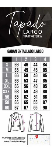 Imagen 6 de 6 de Gaban Largo Paño Velour