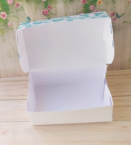 Imagem 2 de 3 de 10 Caixa 6doces Lembrança Batizado Anjinho Menino