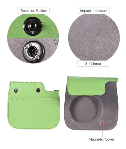 Andoer Verde Instax Mini 9/8/8 + / 8s Smokey White