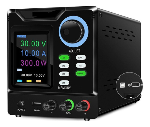 Fuente De Alimentación De Cc Conmutada Programable 30v 10a