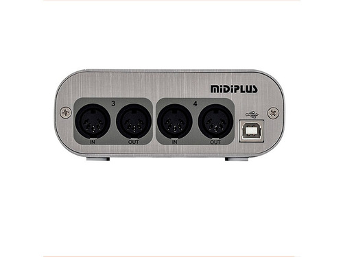 Imagen 3 de 9 de Interfaz Midi Usb Midiplus Midi 4x4 Full Compatible Teclados