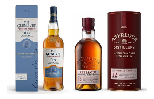 Whisky Aberlour 12 Double Cask I+l Whisky Glenlivet Founders