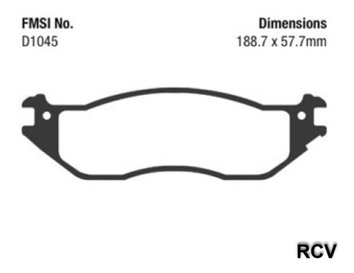 Balatas Disco  Delantera Para Ford E150 Club Wagon  2005