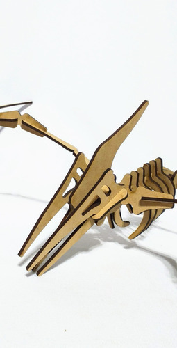 Imagen 6 de 7 de Dinosaurio Pterodactilo - Mdf / Fibrofacil
