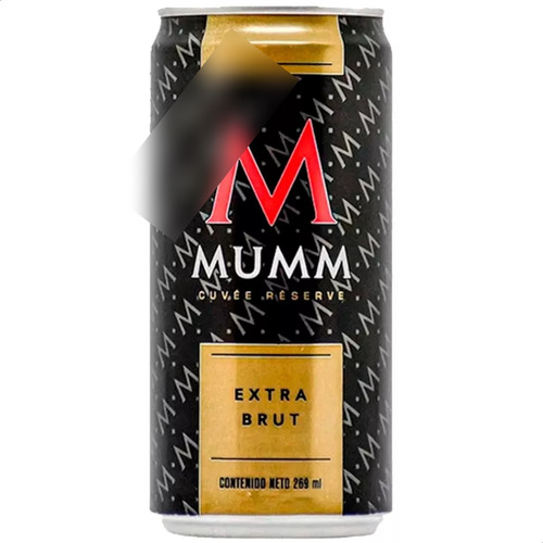 Champagne Mumm Cuvee Extra Brut Lata Espumante - Pack X24