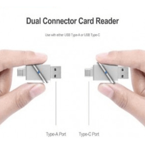 Lector De Memoria Micro Sd A Usb Y Usb Tipo C