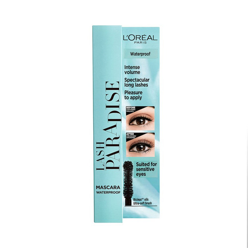Imagen 5 de 5 de Máscara de pestañas L'Oréal Paris Paradise Extatic waterproof 6.4ml color black