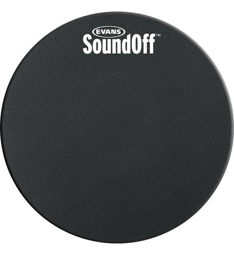 Sordina Evans Sound Off Para Tom Redoblante 12 Bateria Color Negro