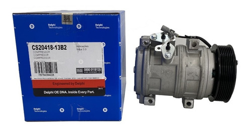 Compressor  Ar Toyota Hilux 3.0 E 2.5 Original Delphi 06/15