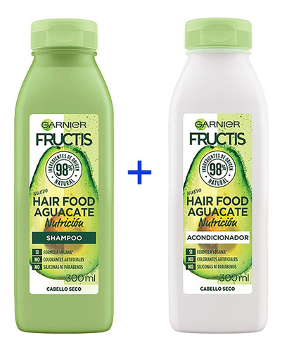 Pack Shampoo Y Acond.fructis Hairfood Aguacate / Superstore