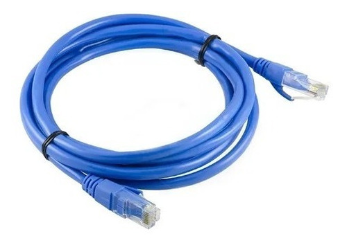 Cable De Internet / Red / Lan Utp  Armado Netmak Azul X 2 M