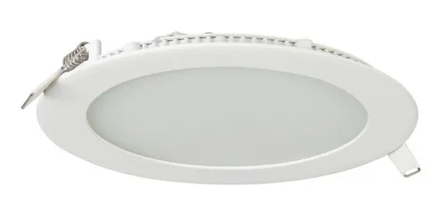 Panel Led Incrustar Redondo 24w Luz Cálida Pack X 8 Unidades