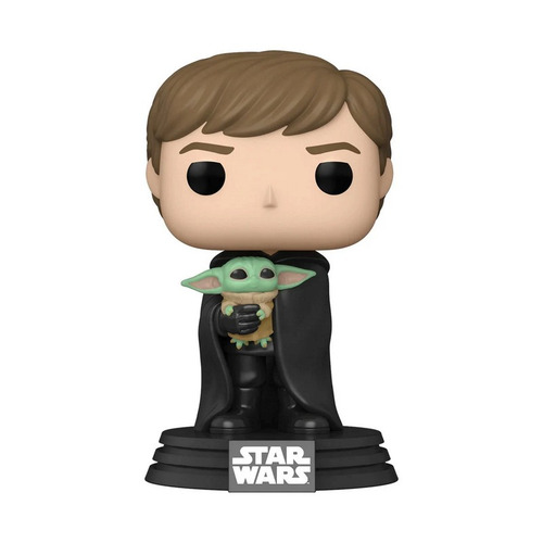 Funko Pop Star Wars: Mandalorian - Luke Con Baby Yoda Grogu