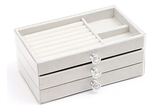 My Joyero Estilo Cajón, Caja Expositora De Joyas, Beige