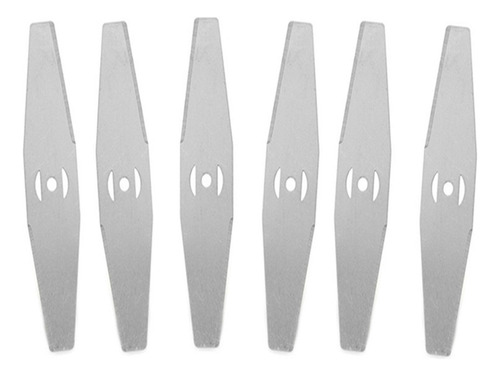 Cuchillas Metálicas Para Cortar Césped, 6 Unidades, Cabezal