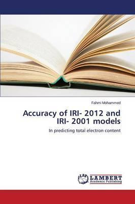 Libro Accuracy Of Iri- 2012 And Iri- 2001 Models - Mohamm...