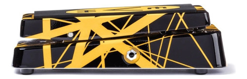 Pedal Dunlop De Efecto Evh Signature Wah Evh95 Color Negro/Amarillo