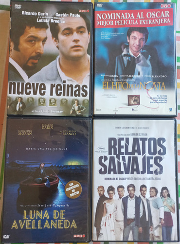 4 Películas Ricardo Darin En Dvd (original)