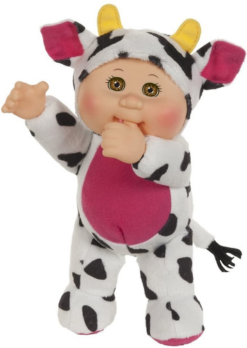 Cabbage Patch Cuties Animales Muñeca Clara Cow Vaca Peluche