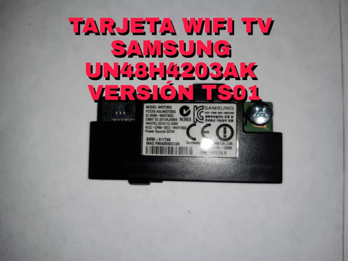 Tarjeta Wifi Tv Samsung Un48h4203ak Version Ts01