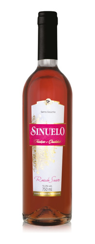 Vinho Brasileiro Sinuelo Rosé Rosado Suave Serra Gaúcha 750