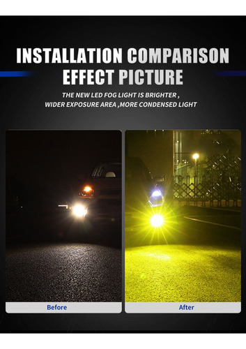 Faros Antiniebla Led Automotrices H3 H4 H7 H11 Hb3 Hb4 881