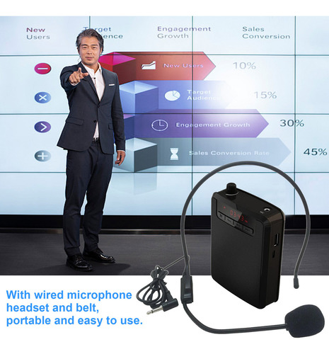Amplificador De Voz Portátil Amplificador De Voz Recargable