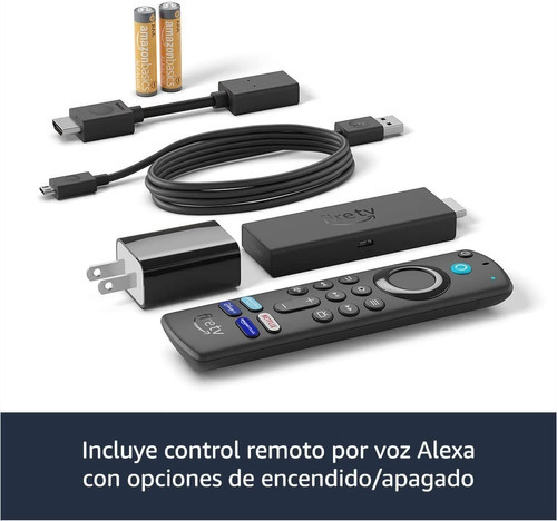 Amazon Fire Tv Stick 4k Max 8 Gb 2022 Control Por Voz Wifi 6 Color Negro Tipo De Control Remoto De Voz